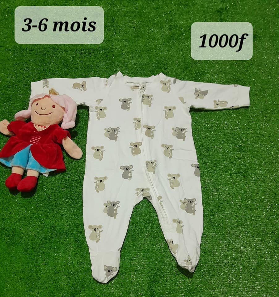 Combinaisons pour nouveau-nés, 3-6 mois, coton