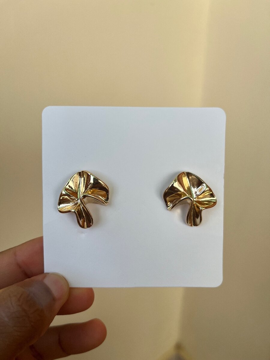 Asymmetrical Geometric Shape Earrings