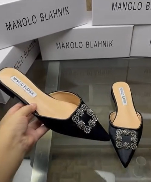 black shoes