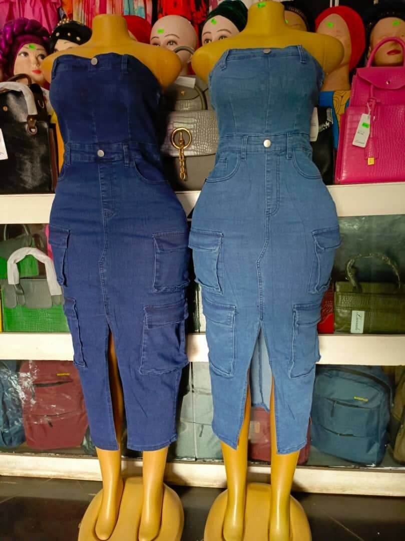 Denim dress
