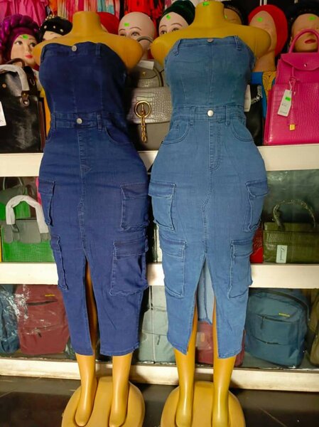 Denim dress