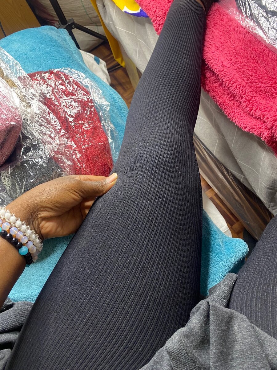 Ribbed leggings