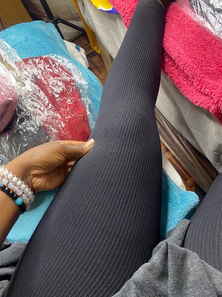 Ribbed leggings