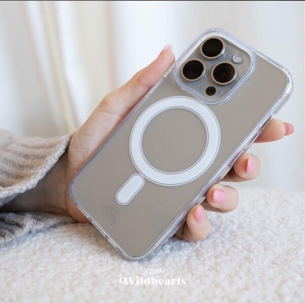 iPhone clear magnetic phone case