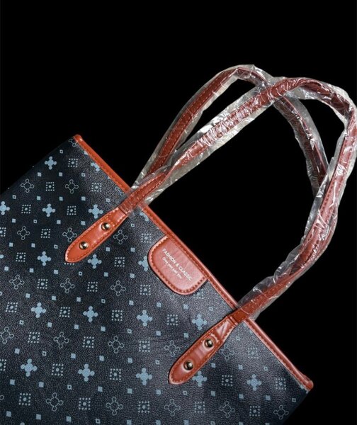 Sac cabas élégant motif géométrique
