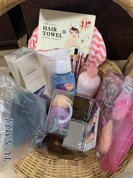 Panier beauté soins spa maison