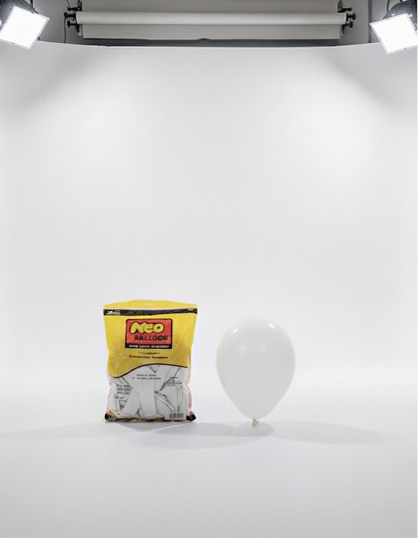 100Ballons en latex blancs