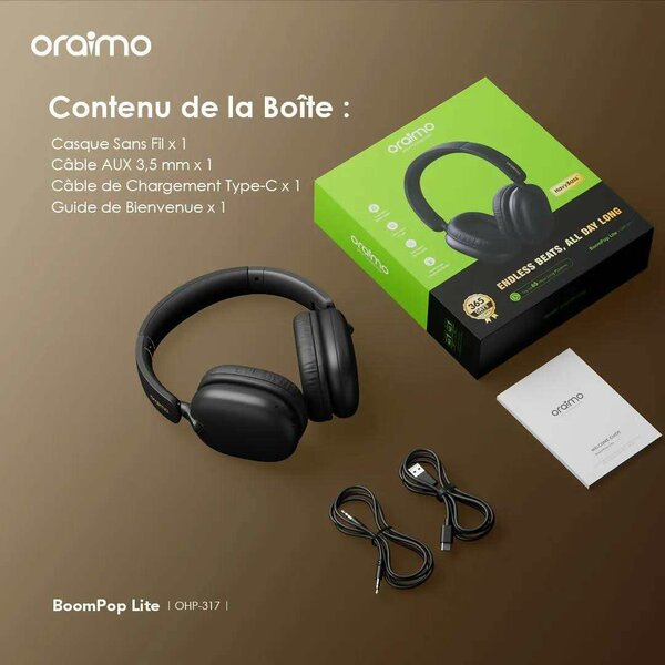 Casque Sans Fil Oraimo