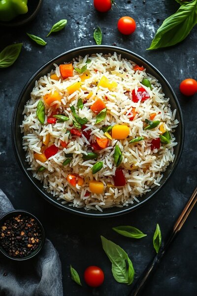 Riz macedoine