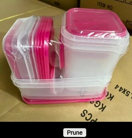Set de boîtes hermétiques colorées