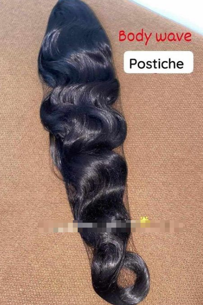 noir cheveux vague