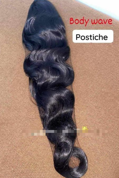noir cheveux vague