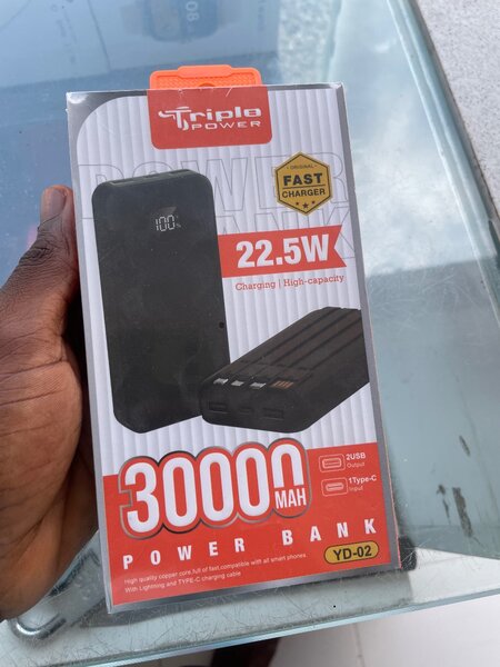 30000mah Triple T Power bank