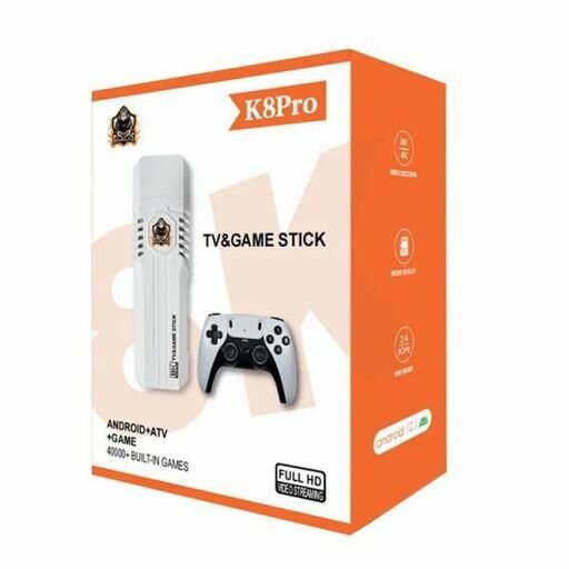 Flick Game & TV Stick (2 wireless Controllers & Remote) '256