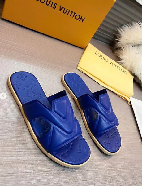blue sandals