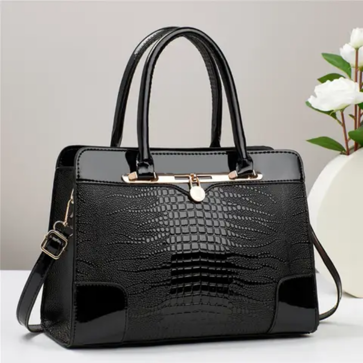 Crocodile pattern bag