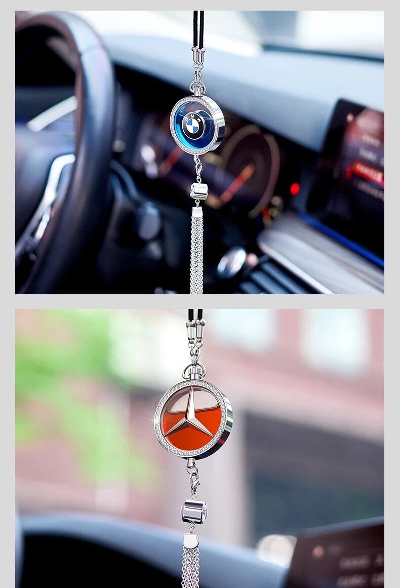 Pendentif de parfum avec logo de voiture rechargeable