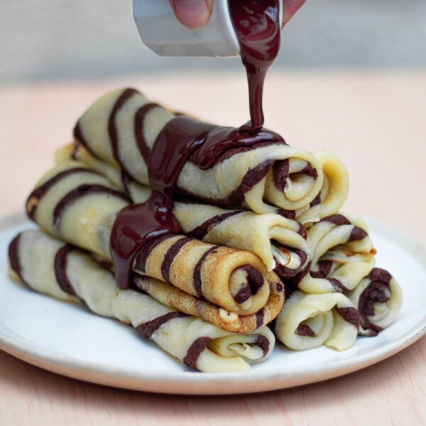 Crêpes marbrées délice