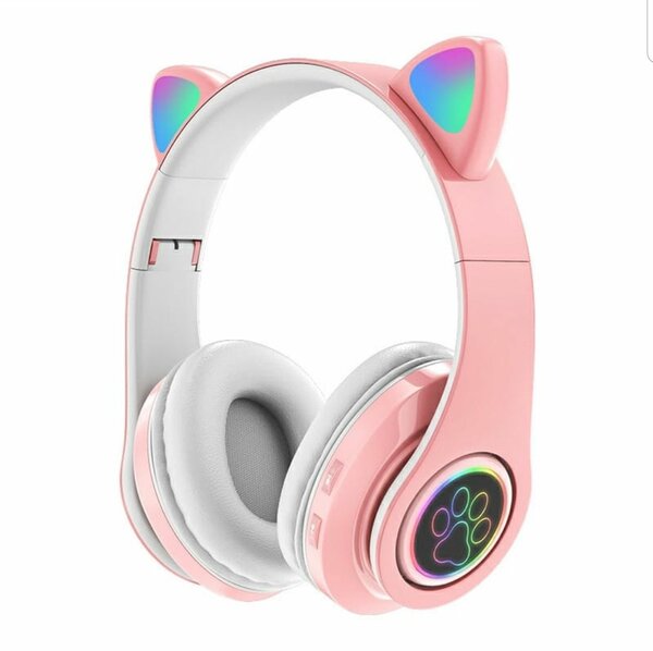Casque bluetooth enfant Fille garçon  B39m - Oreilles Chat