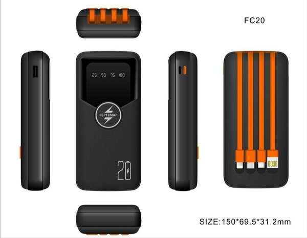 Power Bank 20000mAh