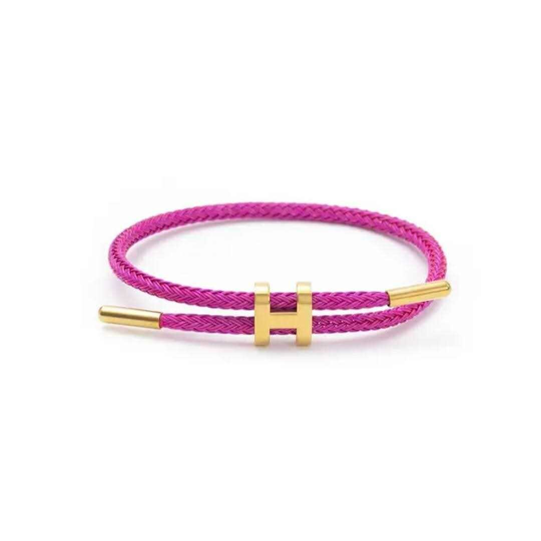 Bracelet en cuir tressé