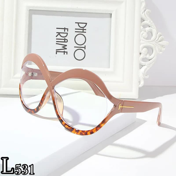 Lunette beige brun