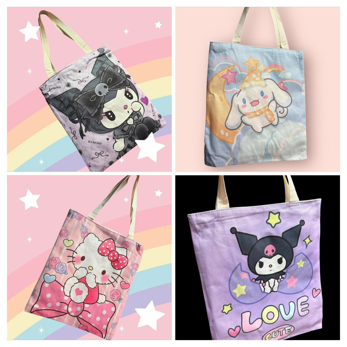 Tote Bag Animé Kuromi