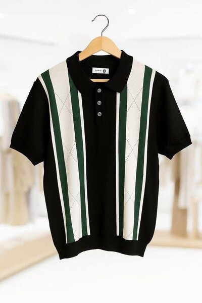 Polo à rayures élégantes