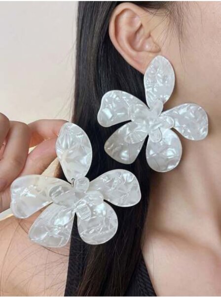 Boucles d'oreilles fleurs élégantes