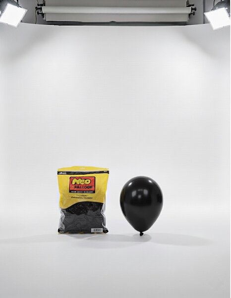 100Ballons en latex noirs
