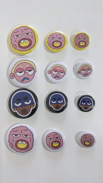 Pin's Oscan's Head