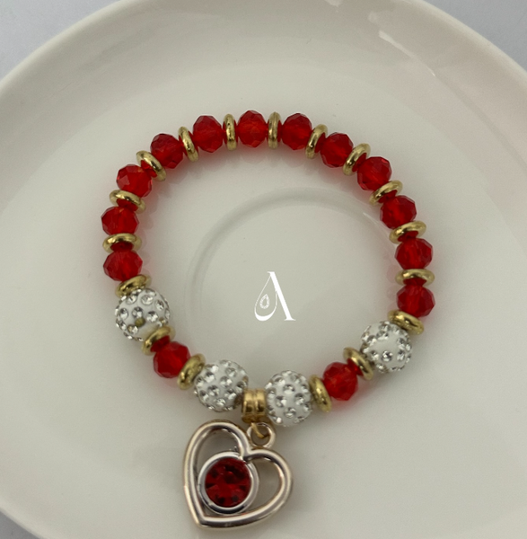 Red bead bracelet