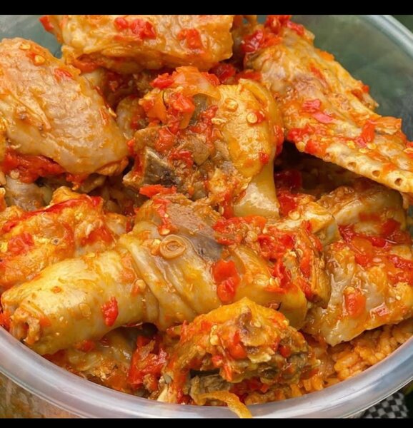 Egusi soup and eba