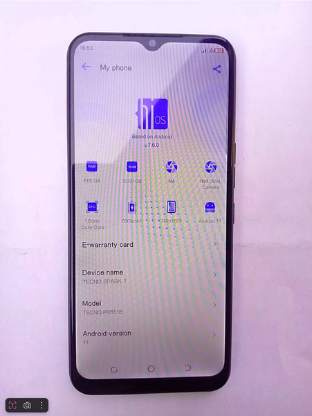 Tecno spark 7
