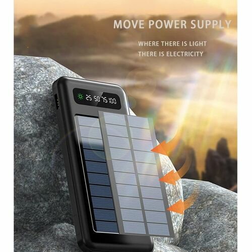 Batterie externe solaire 20000mAh