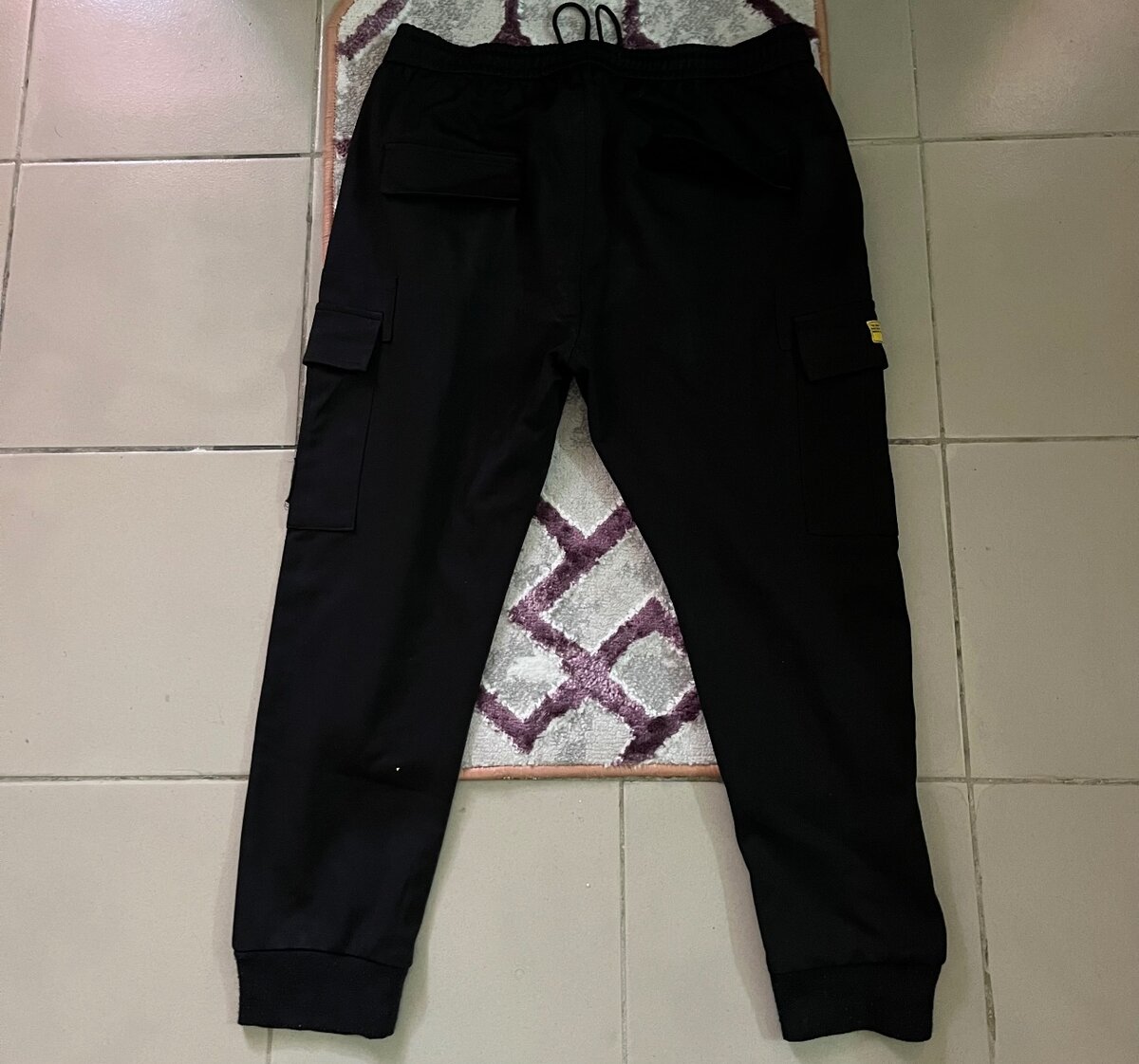 Pantalon Cargo Noir Pour Hommes