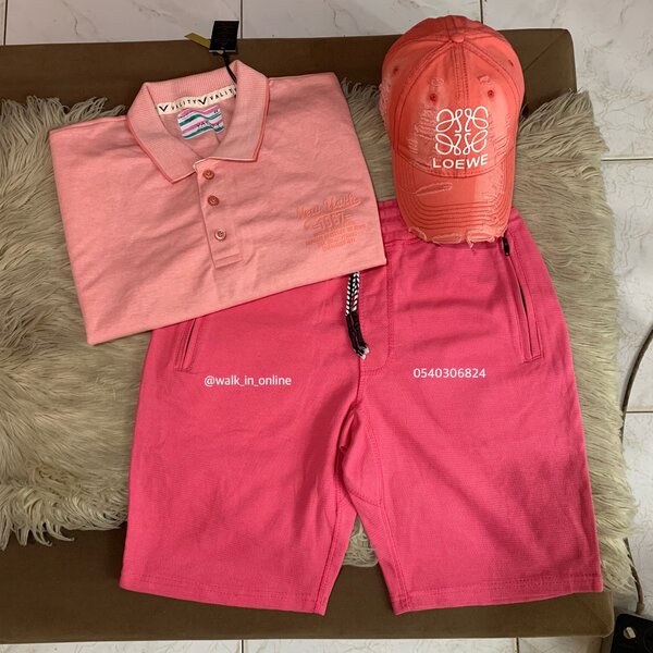 Cap top and shorts