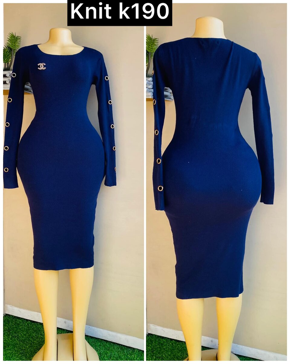 blue dress