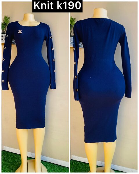 blue dress