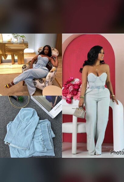 salopette en jean