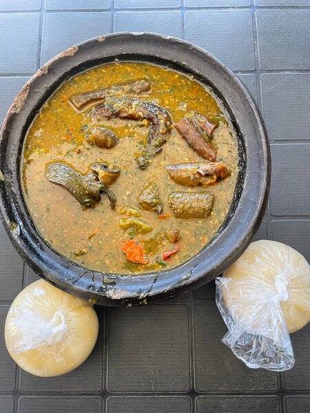 Placali sauce gombo
