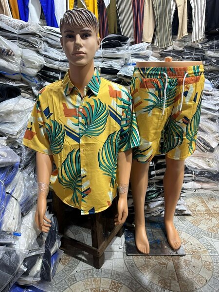 Ensemble chemise et short homme