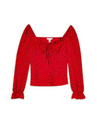 Topshop long sleeve blouse