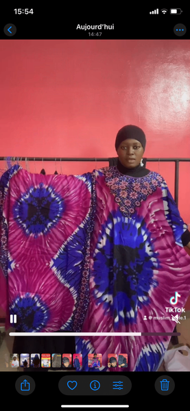 Caftan coloré pour femmes