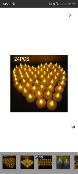 Bougies LED Électriques 24PCS