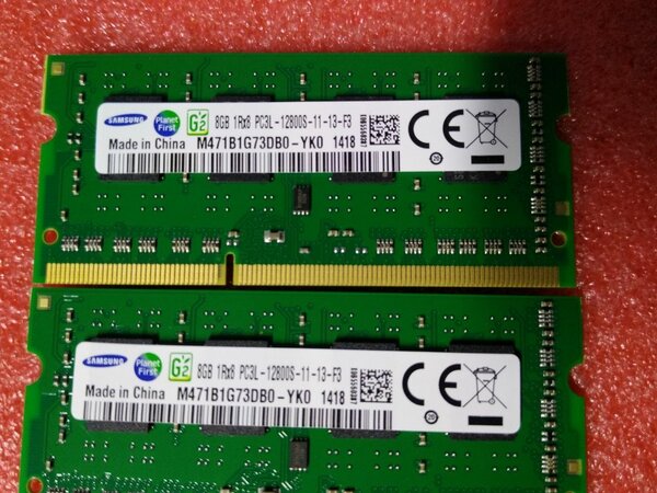 Samsung 8GB PC3L 1600Mnz 12800 для Ноутбука
