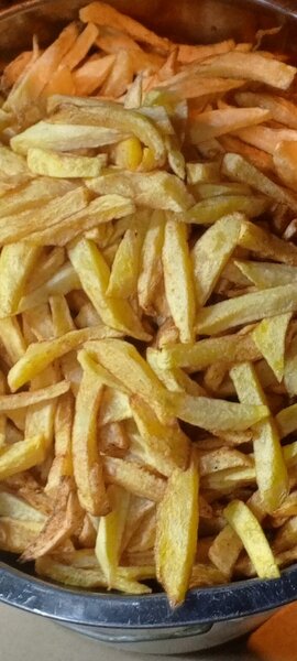 Frites poulet