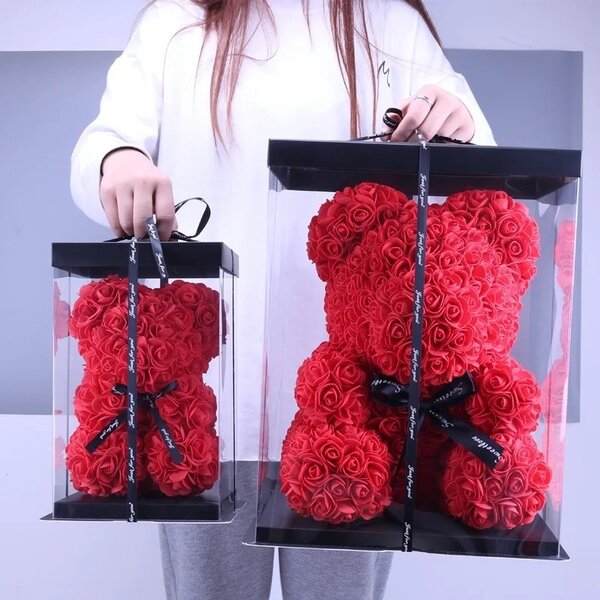 ours en fleur