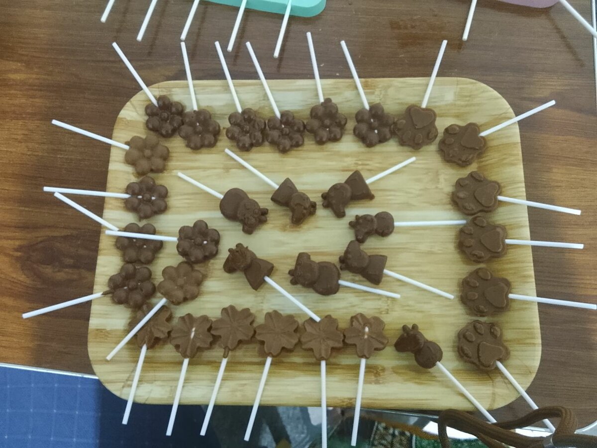 Toffees sucettes