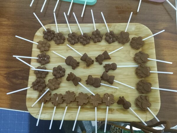 Toffees sucettes